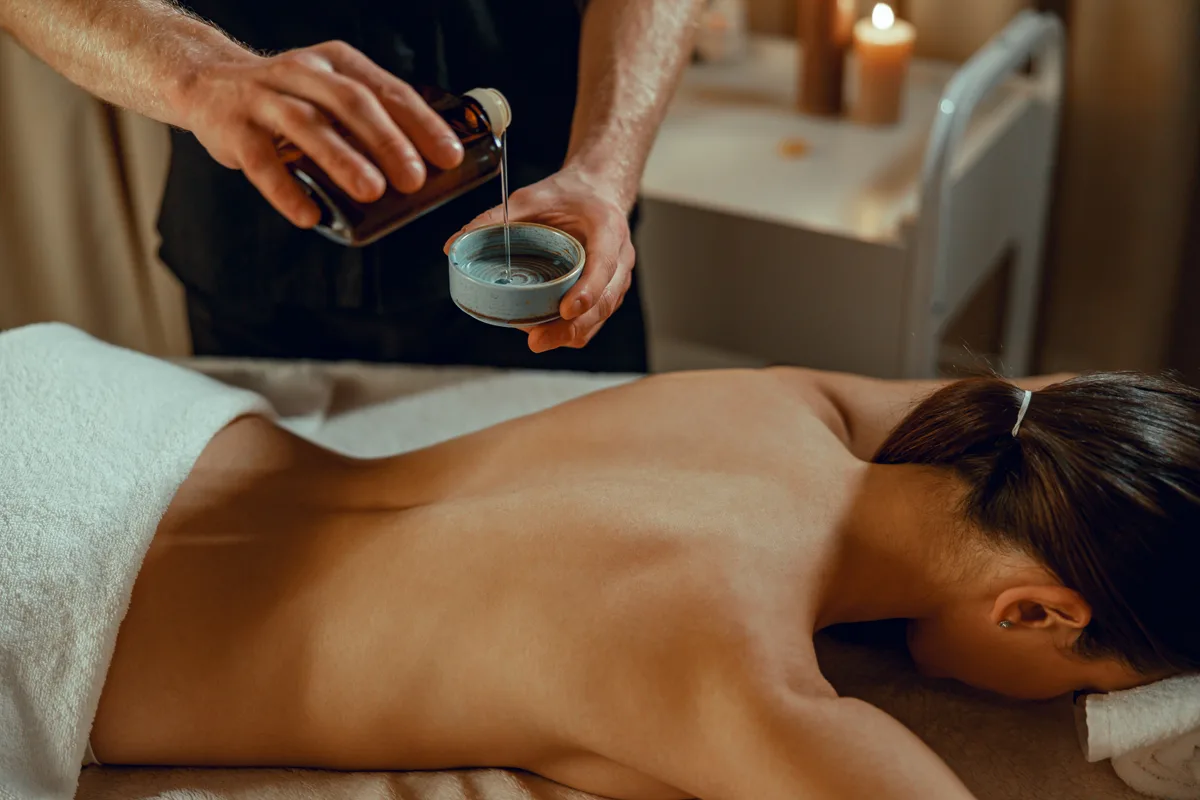 Aromatherapy massage
